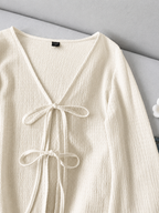 Whisper Belle Tie-Front Top