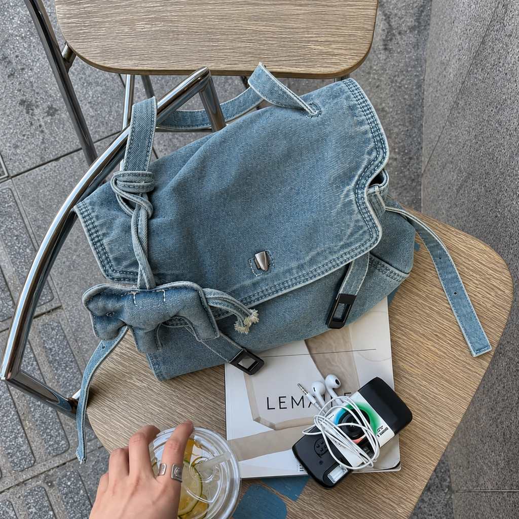 Washed Indigo Drift Bag