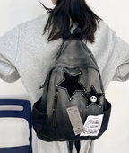 Y2K Rebel Denim Backpack