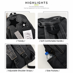 Y2K Rebel Denim Backpack