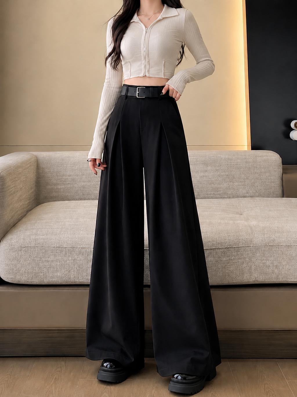 Sleek Notion Tailored Pants