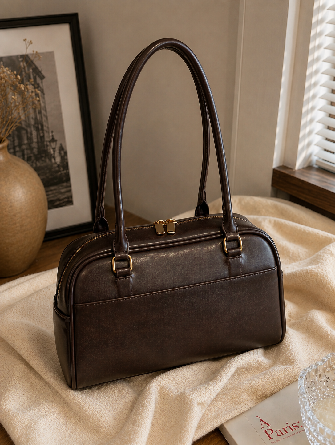 The Heritage Mocha Satchel