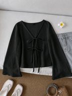 Whisper Belle Tie-Front Top