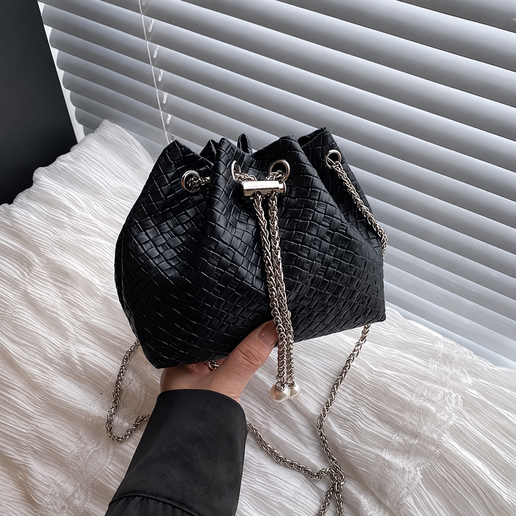Drawstring Bucket Bag