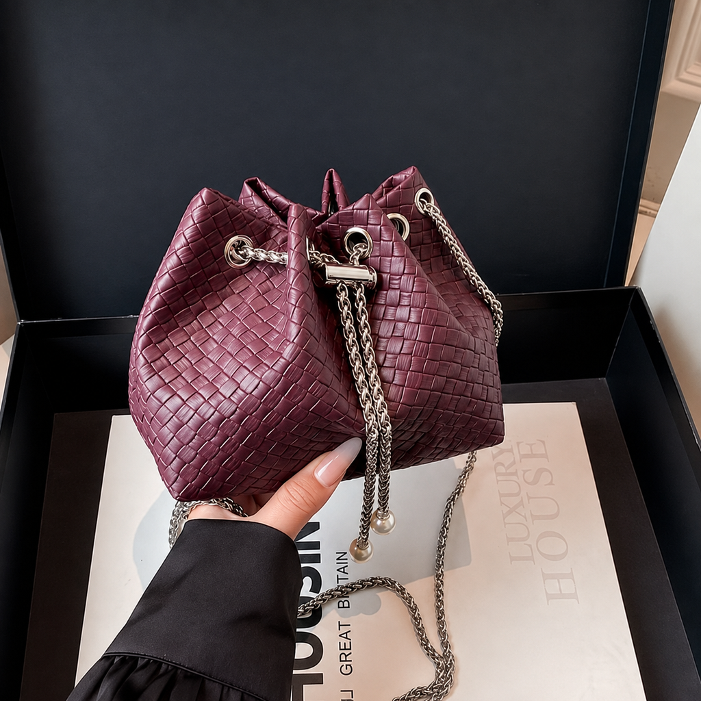 Drawstring Bucket Bag