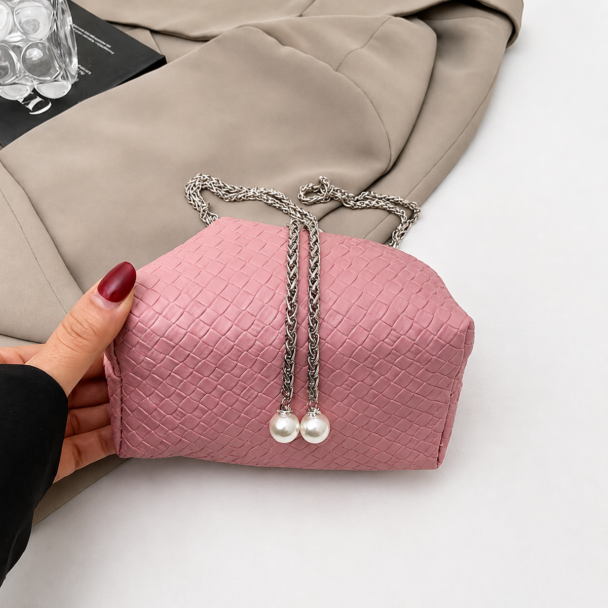 Drawstring Bucket Bag