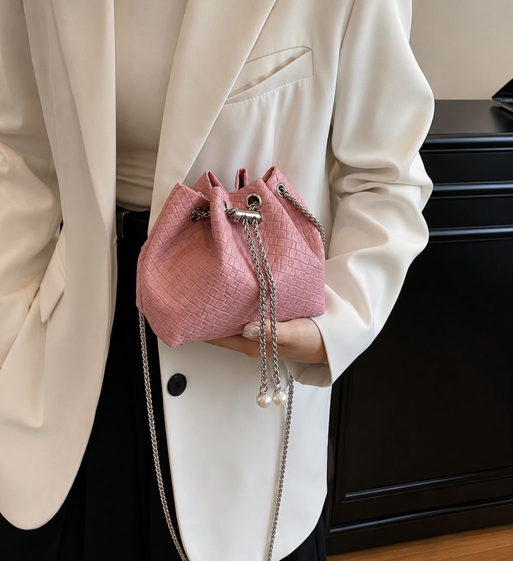 Drawstring Bucket Bag