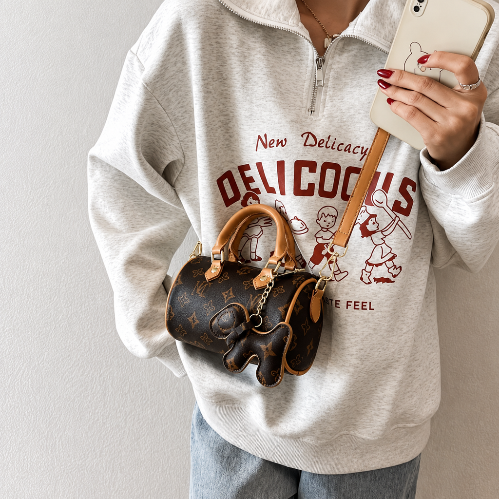 Quartz Monogram Barrel Bag