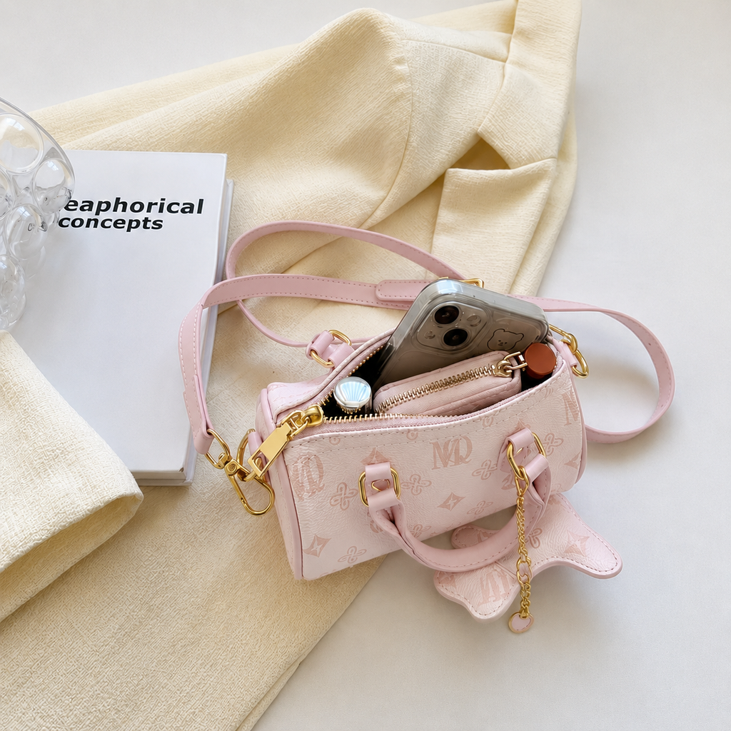 Quartz Monogram Barrel Bag