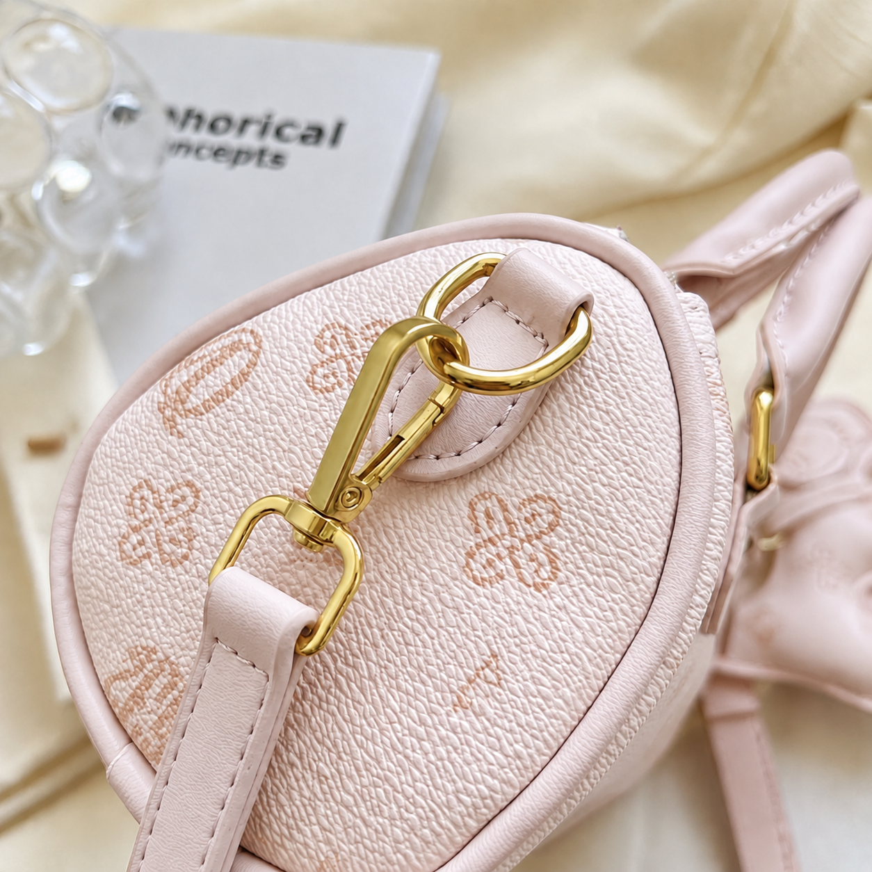 Quartz Monogram Barrel Bag
