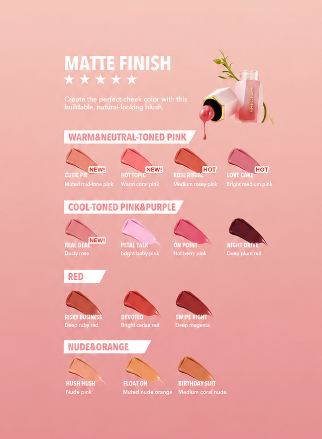 SHEGLAM Color Bloom Liquid Blush