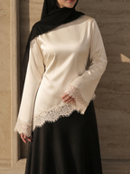 Lace Trim Blouse