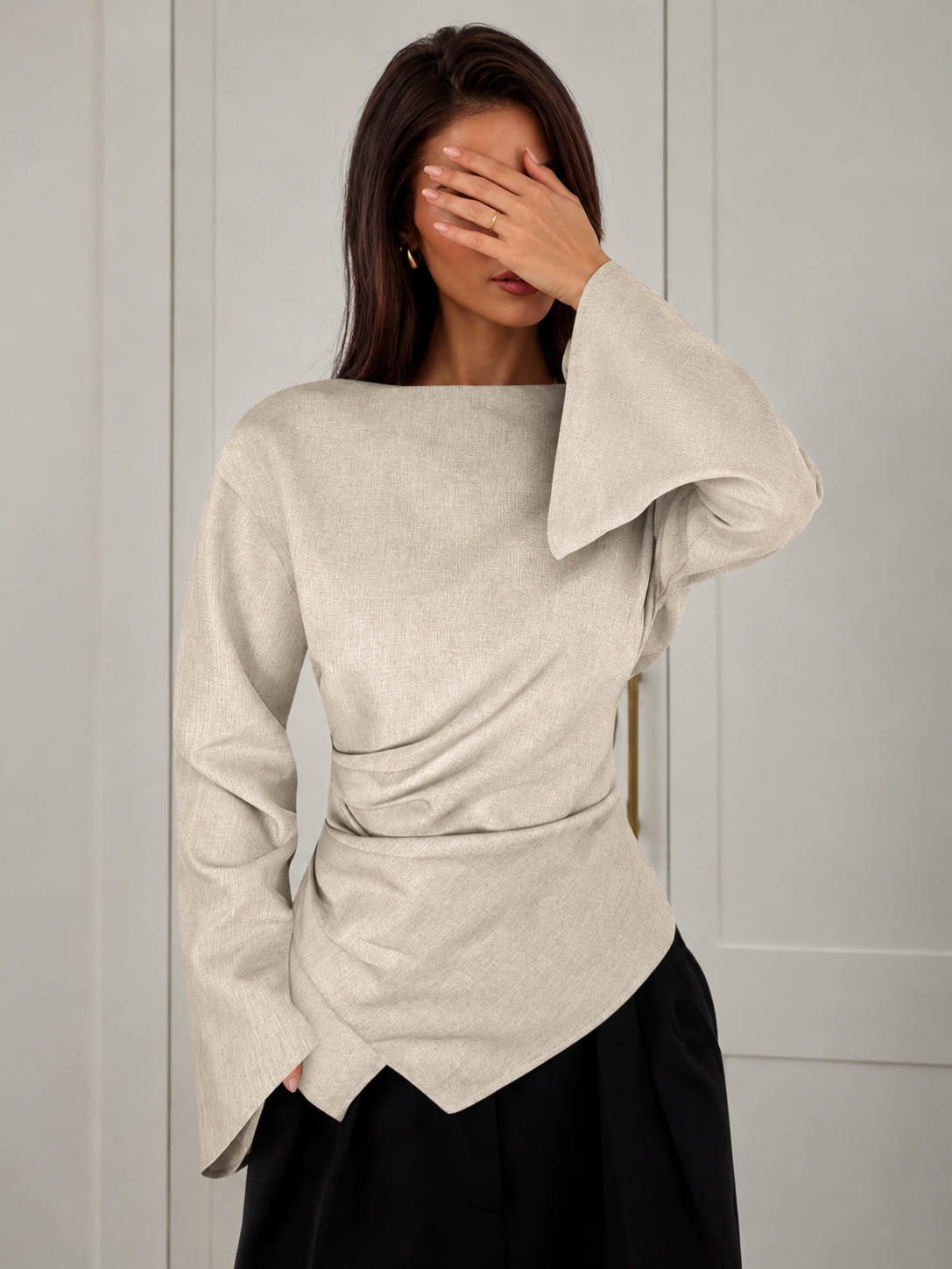 Angle Pleat Top Elitaire