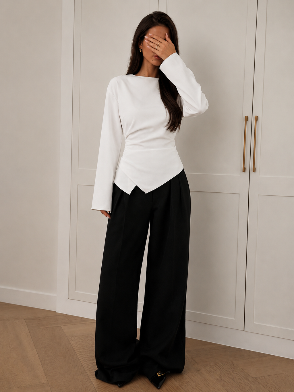 Angle Pleat Top Elitaire