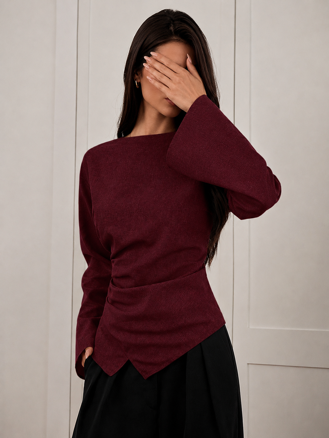 Angle Pleat Top Elitaire