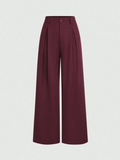 Pleated Wide-Leg Pants Elitaire