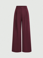 Pleated Wide-Leg Pants Elitaire