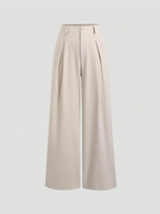 Pleated Wide-Leg Pants Elitaire