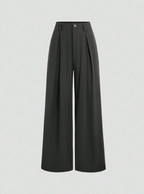Pleated Wide-Leg Pants Elitaire