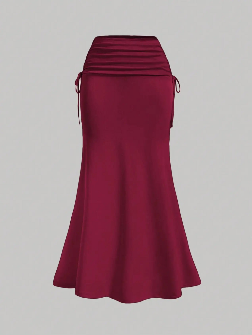 Drawstring Ruched Skirt Elitaire