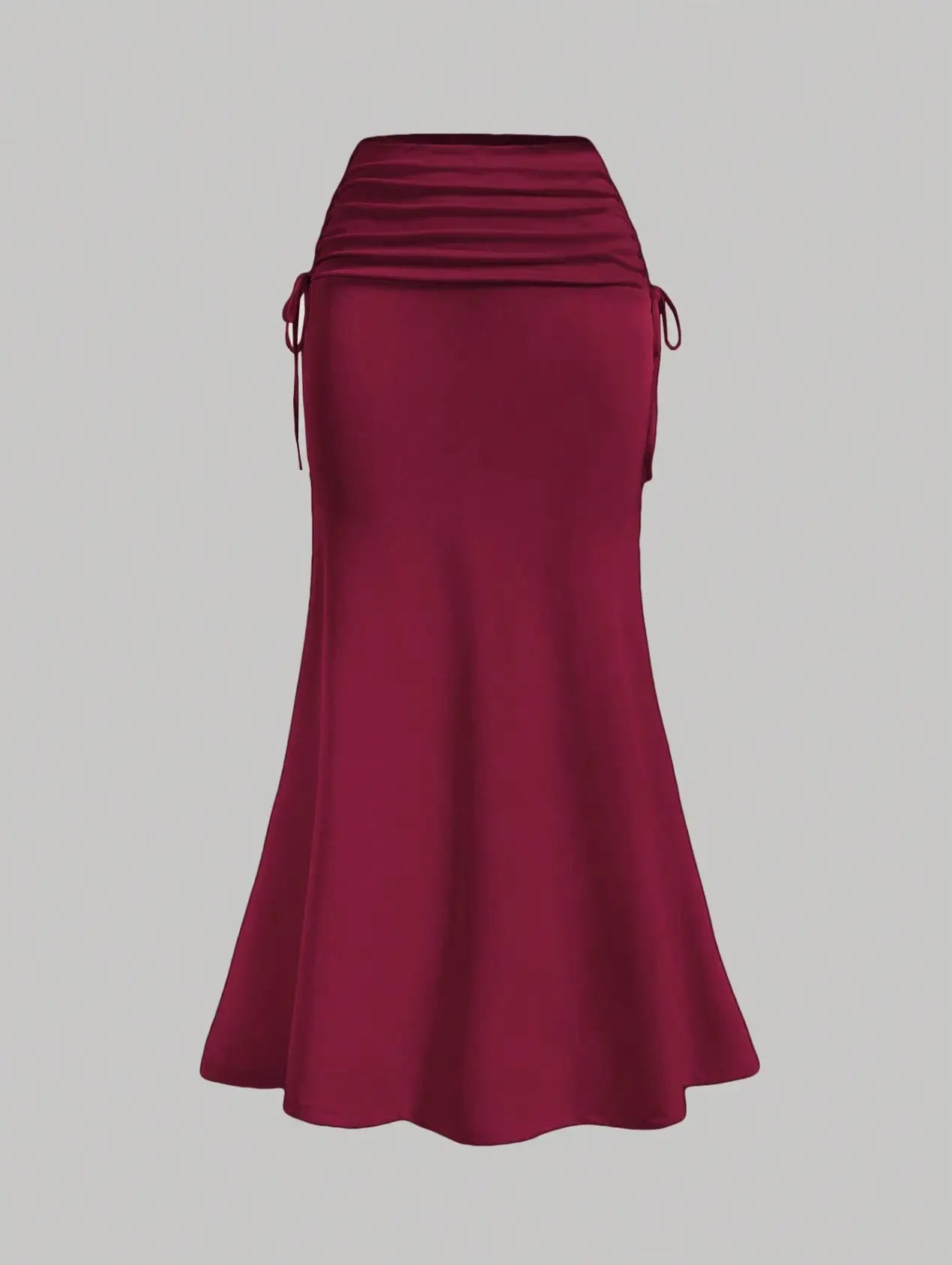 Drawstring Ruched Skirt Elitaire