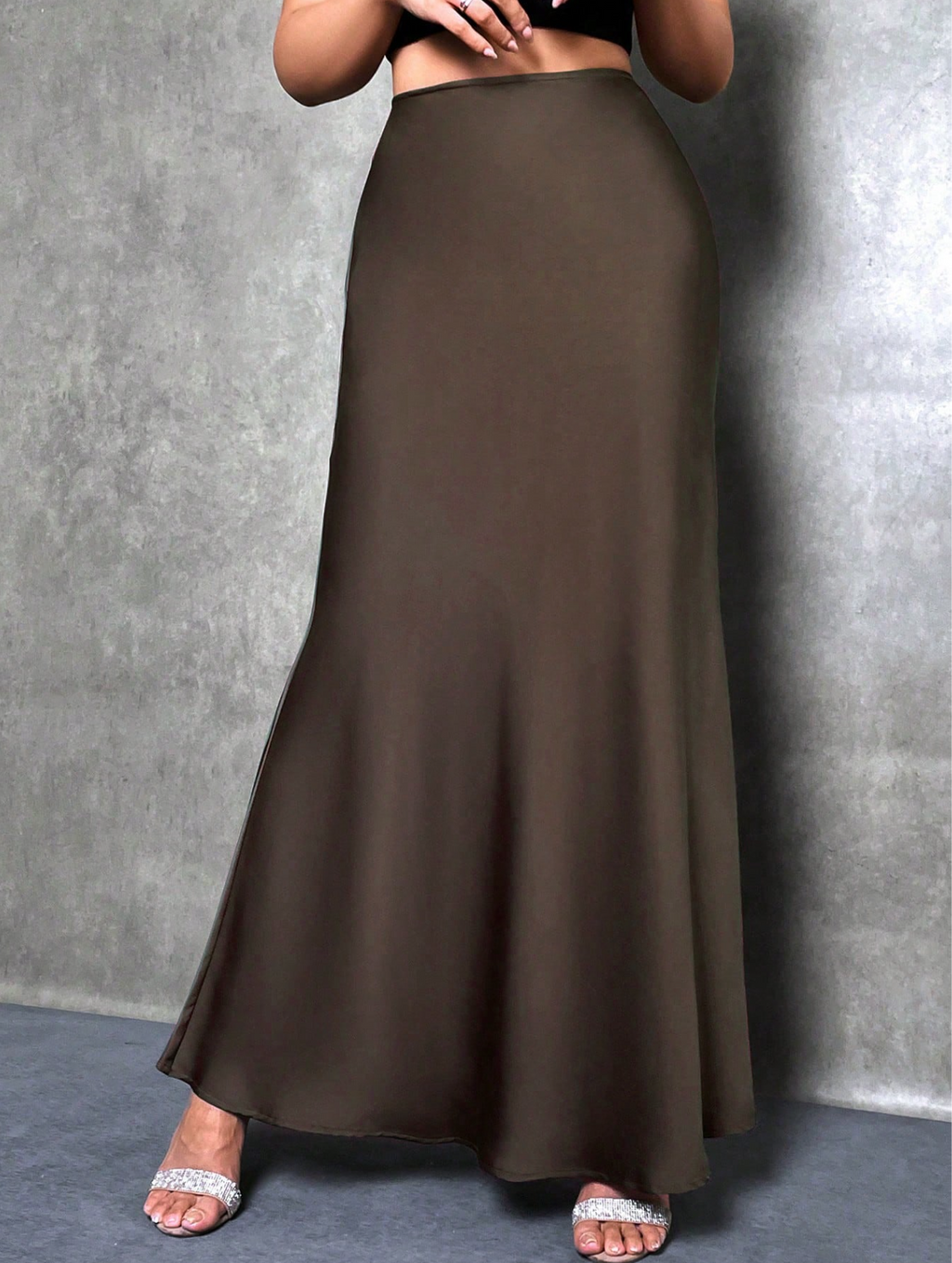 Siren Satin Skirt Elitaire