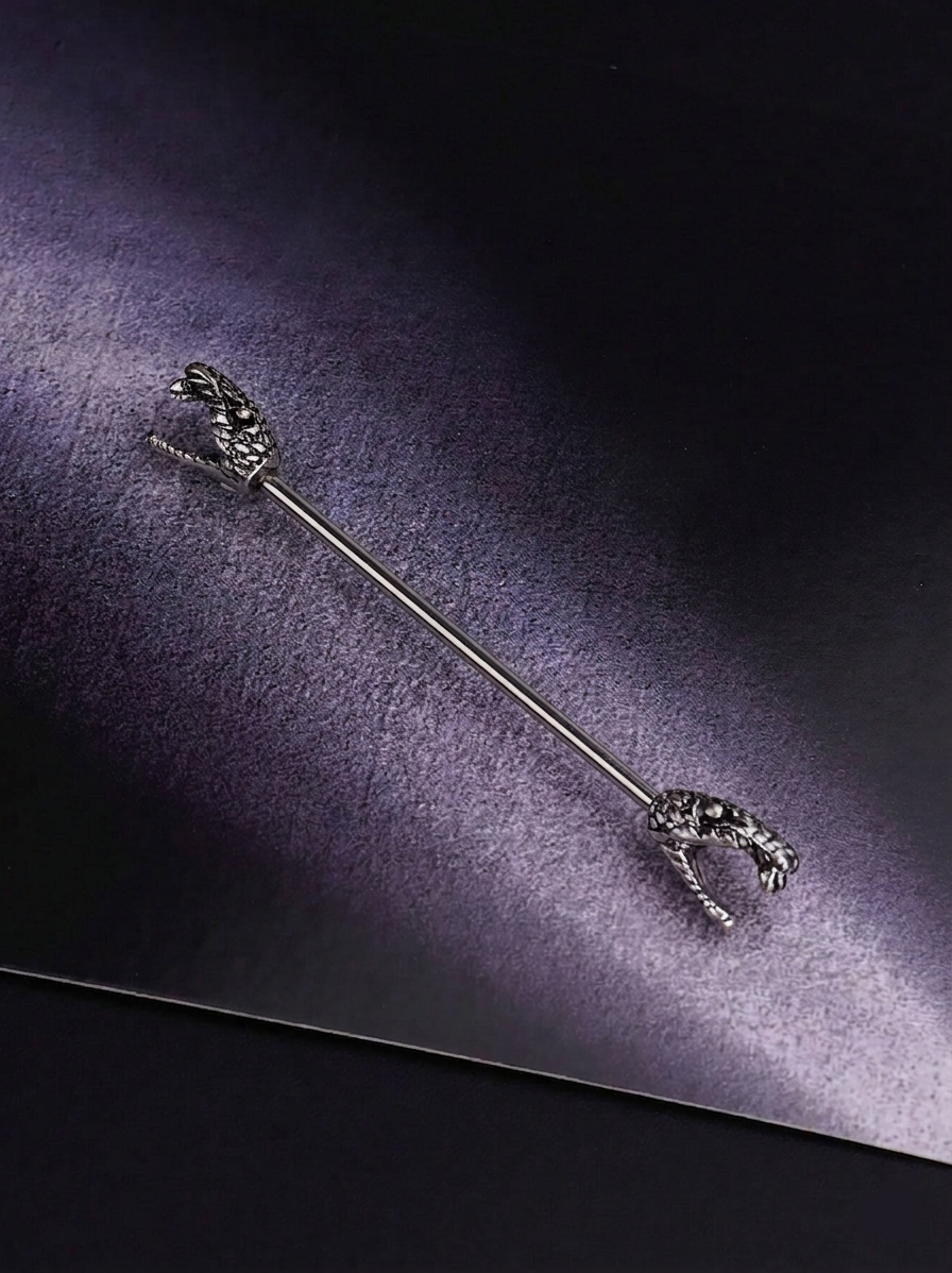 1 Pc Gothic Piercing Bar