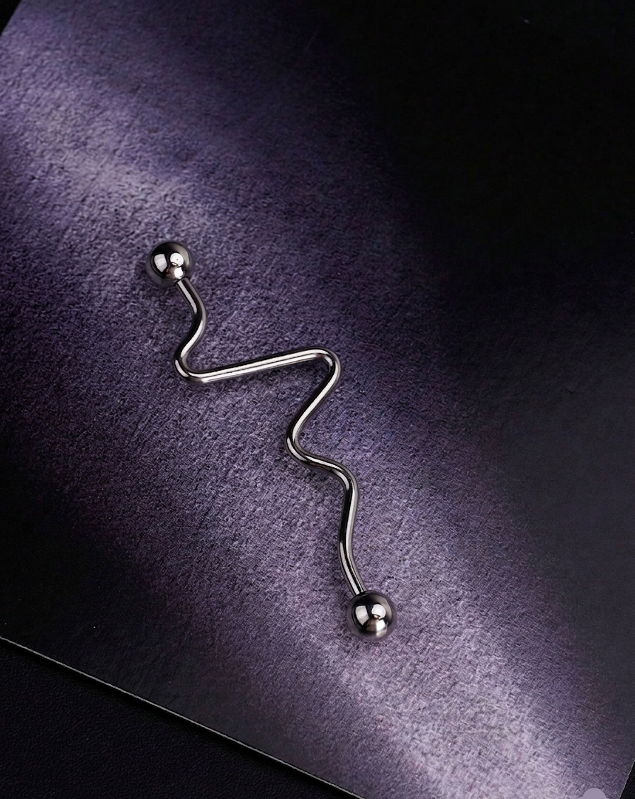 1 Pc Gothic Piercing Bar