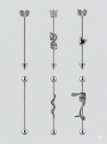 1 Pc Piercing Bar