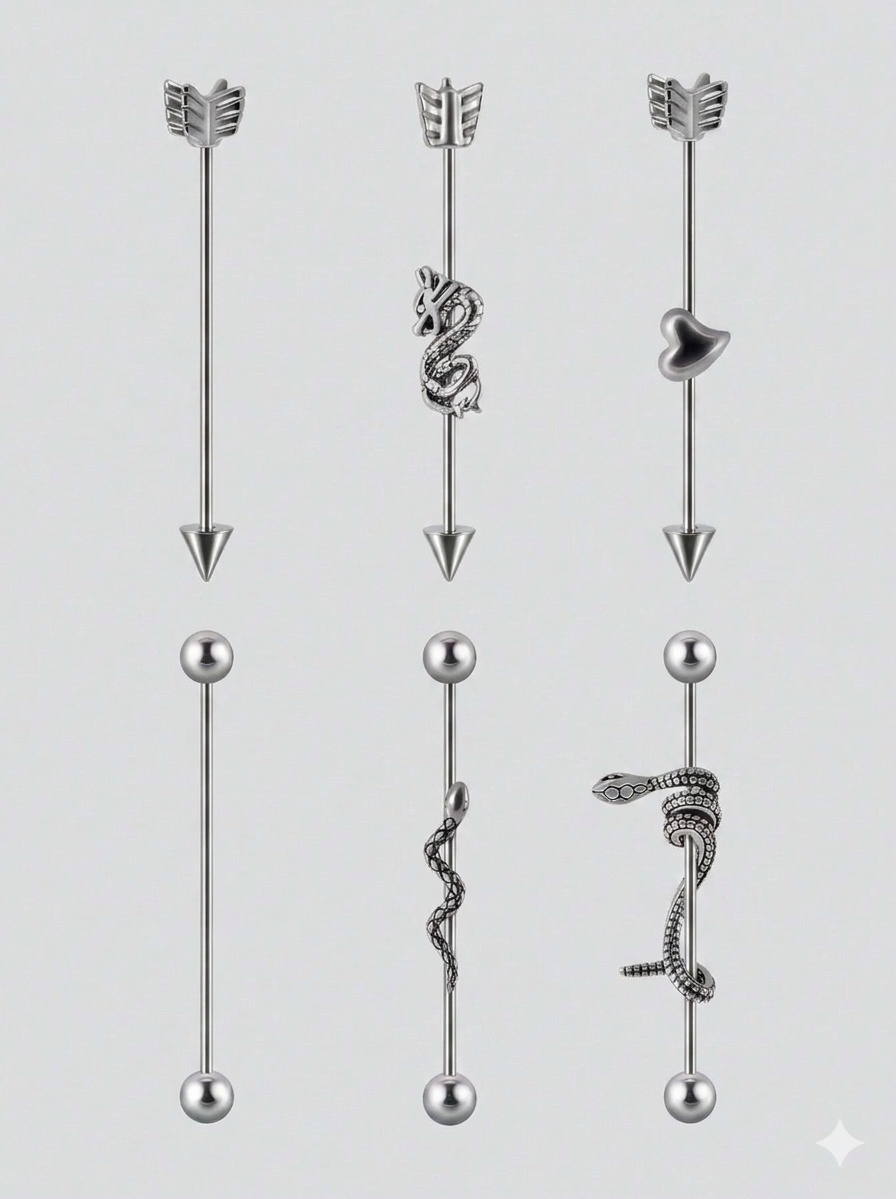 1 Pc Piercing Bar