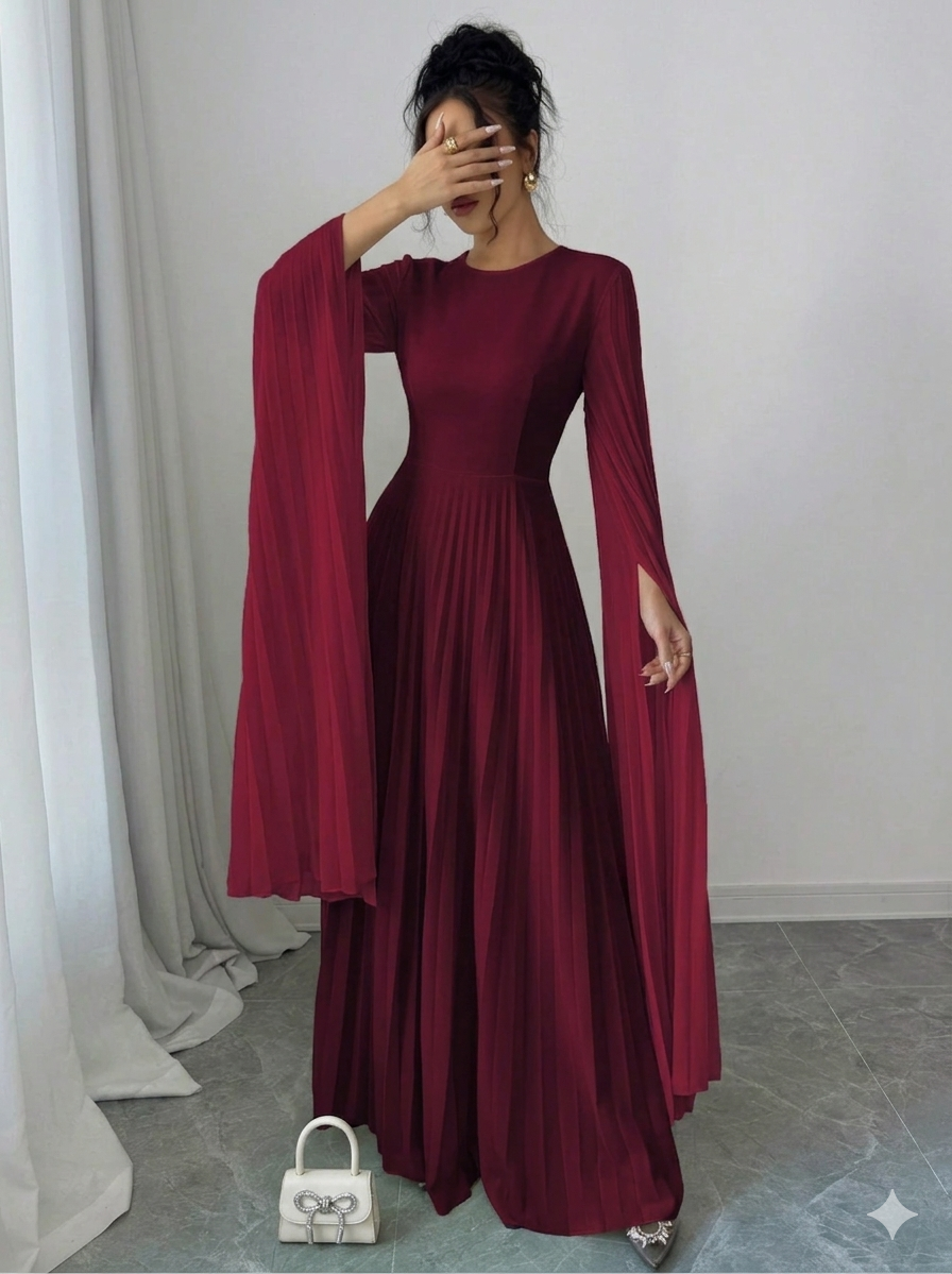 The Pleated Muse Gown