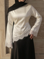 Lace Trim Blouse