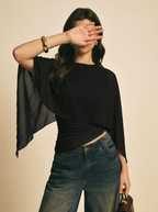 Chiffon Overlay Top