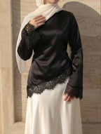 Lace Trim Blouse