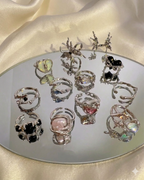 12 Pcs Y2K Nebula Ring Set Elitaire