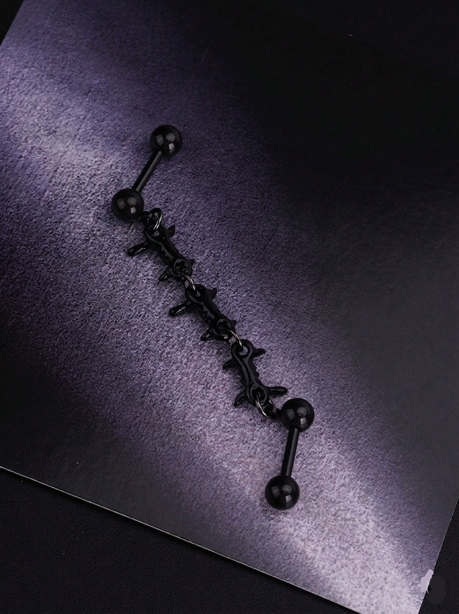 1 Pc Gothic Piercing Bar
