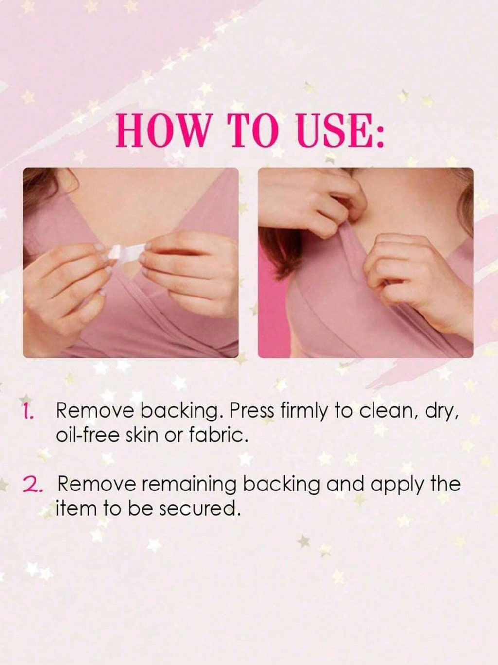 5/36/72 Pcs NoSlip Invisible Tape Elitaire