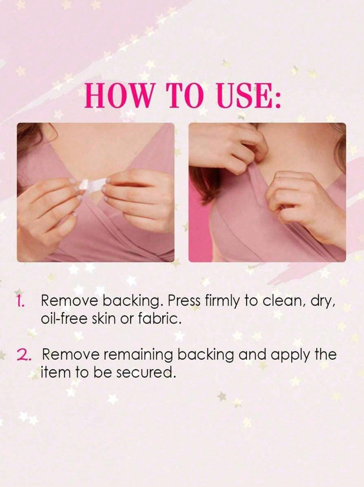 5/36/72 Pcs NoSlip Invisible Tape Elitaire
