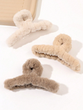 3 Pcs/Set Plush Hair Claws Elitaire