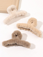 3 Pcs/Set Plush Hair Claws Elitaire