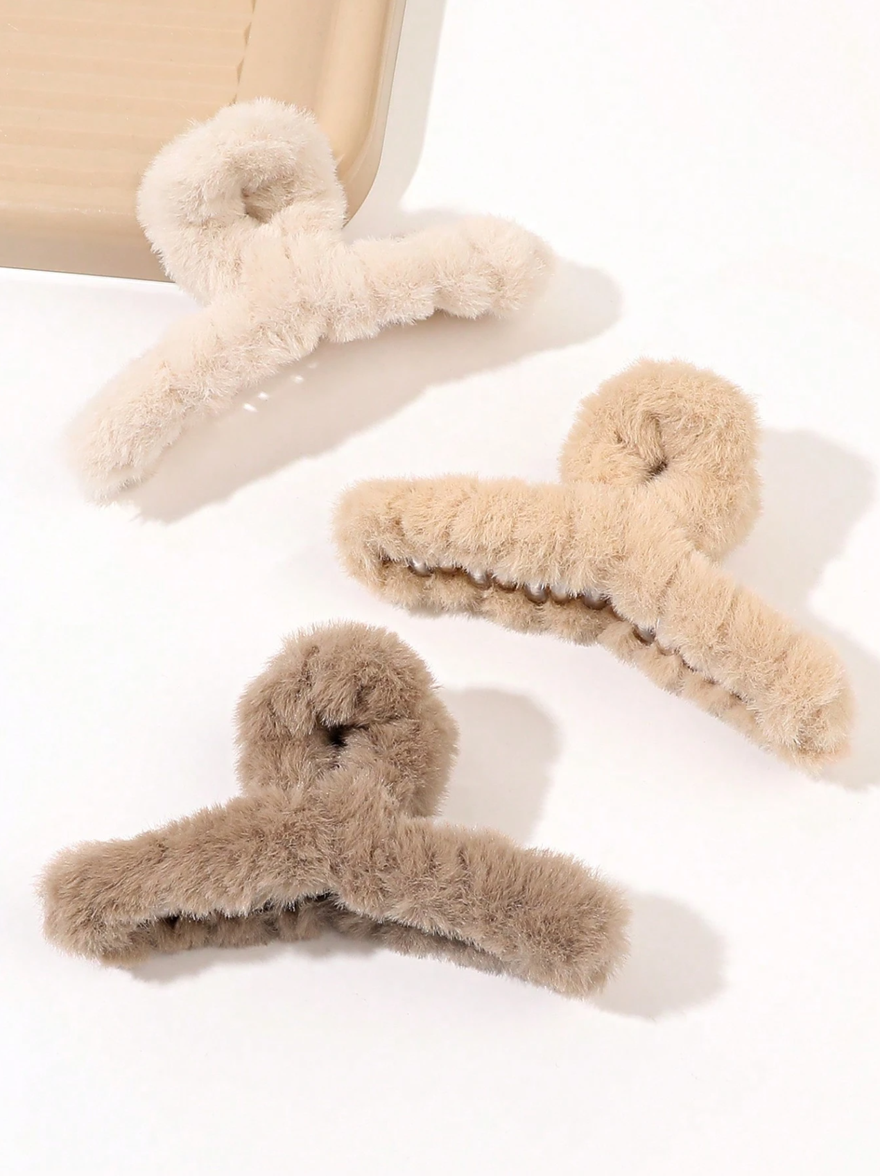 3 Pcs/Set Plush Hair Claws Elitaire
