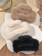 3 Pcs/Set Plush Hair Claws Elitaire