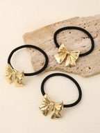 3 Pcs Metallic Hair Ties Elitaire