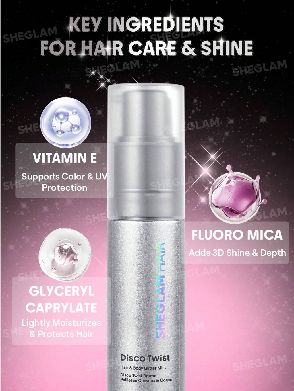 Hair & Body Glitter Mist Elitaire