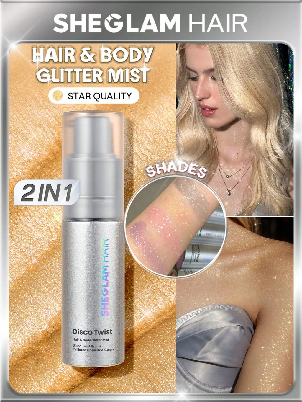 Hair & Body Glitter Mist Elitaire