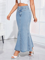 Mermaid Denim Skirt Elitaire