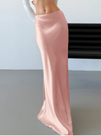 Luna Satin Skirt Elitaire