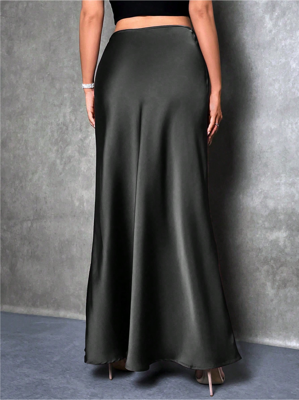 Siren Satin Skirt Elitaire