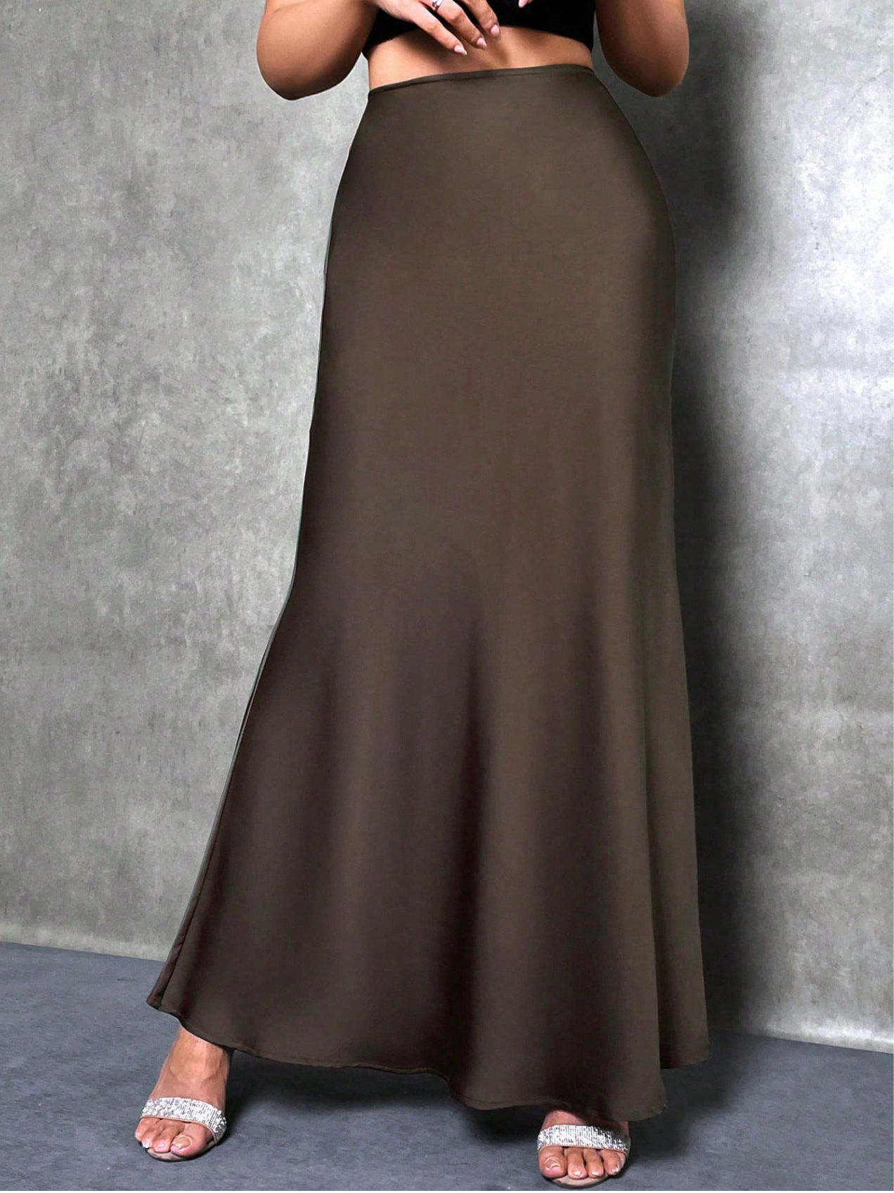 Siren Satin Skirt Elitaire