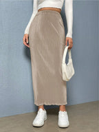 Rib-Knit Pencil Skirt Elitaire
